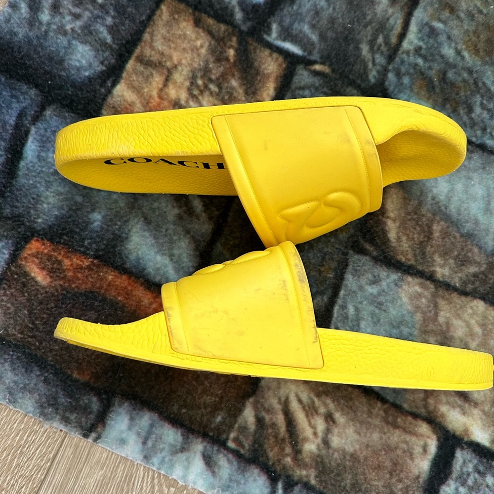 Coach Rubber Slides - Picture 3 of 5